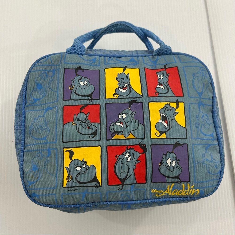 41. Disney‎ Aladdin Blue and Yellow Kids Lunch Bag
